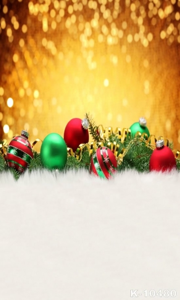 Christmas Decoration Balls Backdrops for Photography