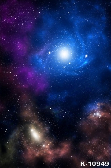 Starry Sky Galaxy Scenic Photo Studio Backdrops