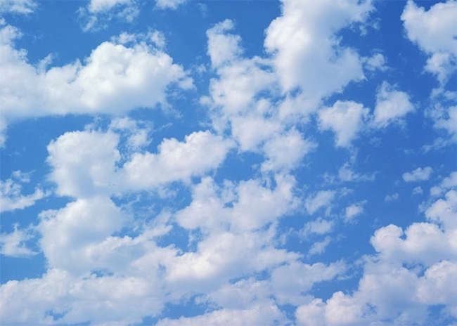White Soft Cloud Texture On Blue Sky Backdrop #4 Art Print, 41% OFF